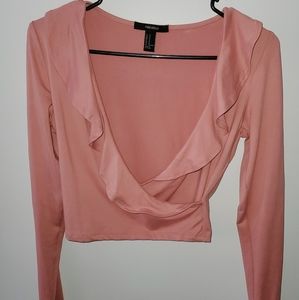 Forever 21 Longsleeve Crop Top